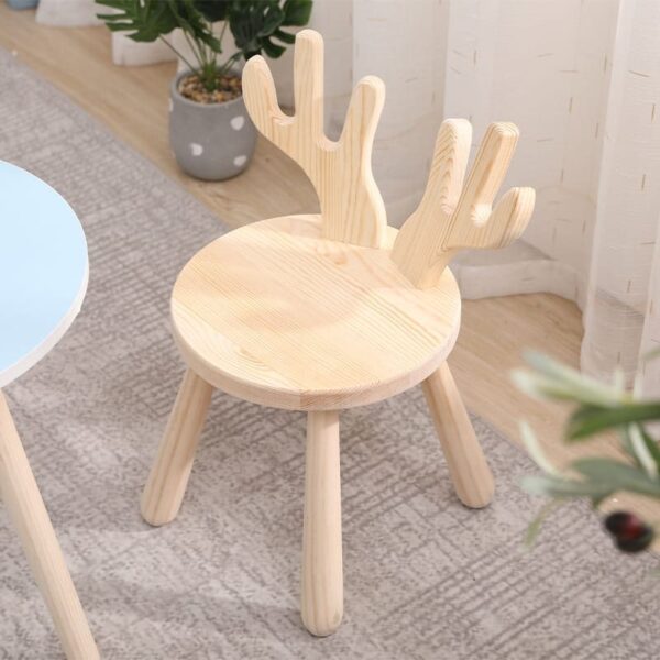 Drewniane krzesełko dla dziecka . Nelaroom.pl